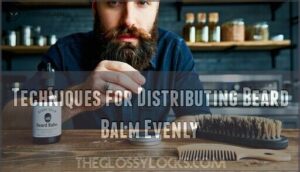 techniques for distributing beard balm evenly
