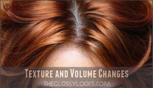 texture and volume changes