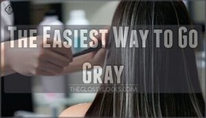 the easiest way to go gray