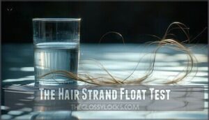 the hair strand float test