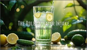 the role of water intake