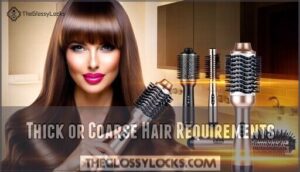 thick or coarse hair requirements