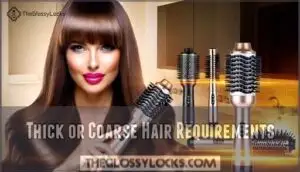 thick or coarse hair requirements