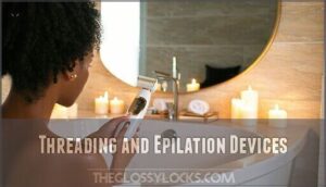 threading and epilation devices