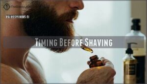 timing before shaving
