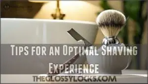 tips for an optimal shaving experience