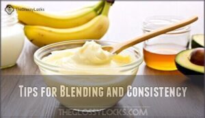 tips for blending and consistency