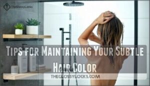 tips for maintaining your subtle hair color