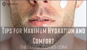 tips for maximum hydration and comfort