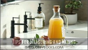 tips for measuring and mixing