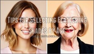 tips for selecting flattering shades by age