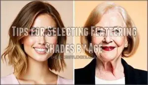 tips for selecting flattering shades by age