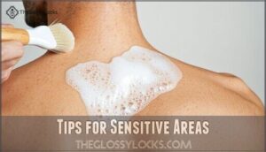 tips for sensitive areas