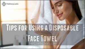 tips for using a disposable face towel