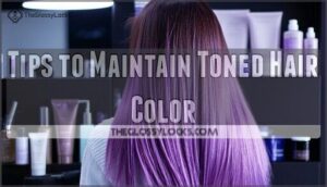 tips to maintain toned hair color