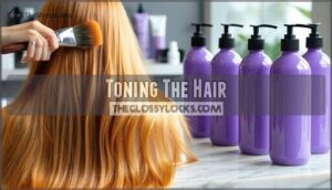 toning the hair