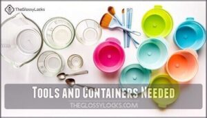 tools and containers needed
