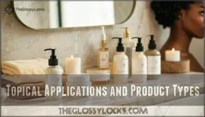 topical applications and product types