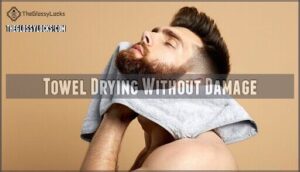 towel drying without damage