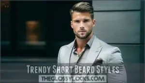 trendy short beard styles