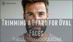 trimming a beard for oval faces
