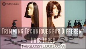 trimming techniques for different hair types