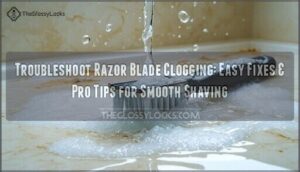 troubleshoot razor blade clogging