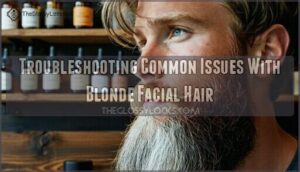 troubleshooting common issues with blonde facial hair