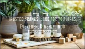 trusted brands: good for you girls, evereden, kinship, indu
