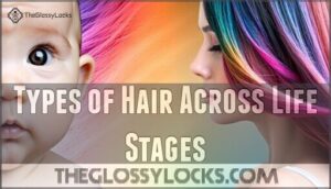 types of hair across life stages