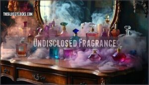 undisclosed fragrance
