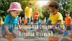 upf clothing for children and outdoor workers