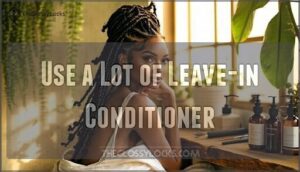 use a lot of leave-in conditioner