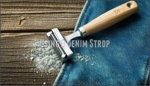 using a denim strop