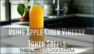 using apple cider vinegar toner safely