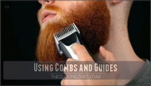 using combs and guides