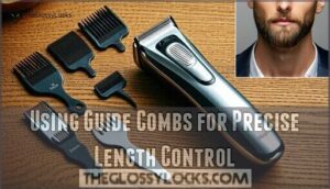 using guide combs for precise length control