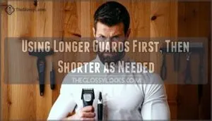 using longer guards first, then shorter as needed