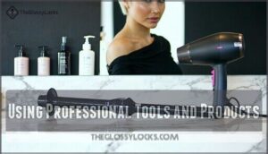 using professional tools and products