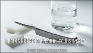 using rubbing alcohol to disinfect