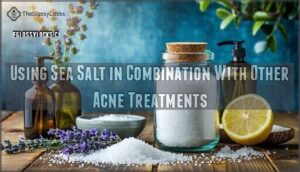 using sea salt in combination with other acne treatments