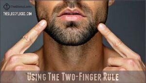using the two-finger rule