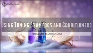 using toning shampoos and conditioners