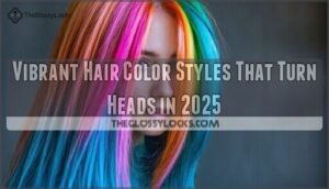 vibrant hair color styles
