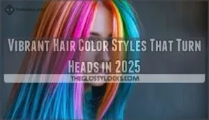 vibrant hair color styles