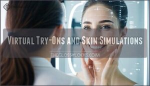 virtual try-ons and skin simulations