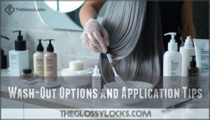 wash-out options and application tips
