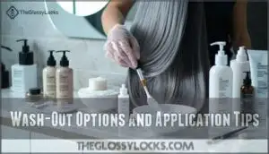 wash-out options and application tips