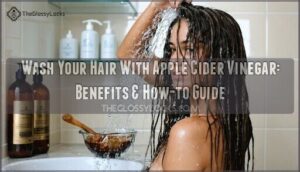 wash your hair with apple cider vinegar
