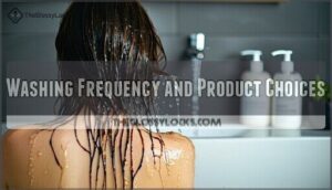 washing frequency and product choices